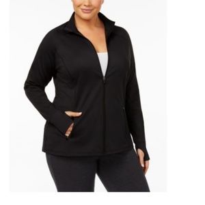 Ideology Womens Performance Jacket Black 1X